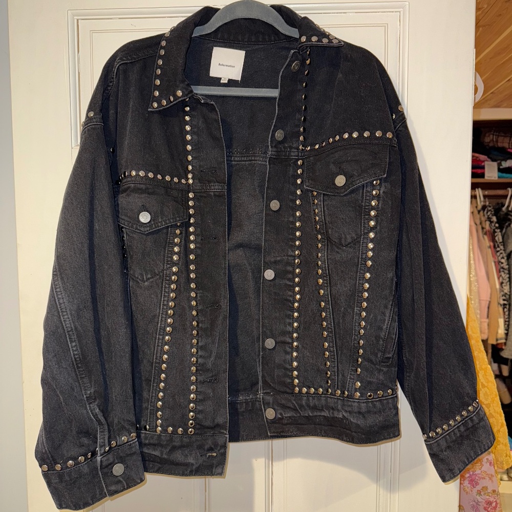 Reformation Brooks Oversized Denim Jacket